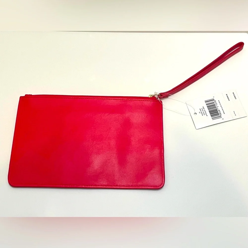 Kate Spade Red Eli White Street Leather Wristlet Clutch Pouch (2018) ~ NWT - Picture 3 of 8